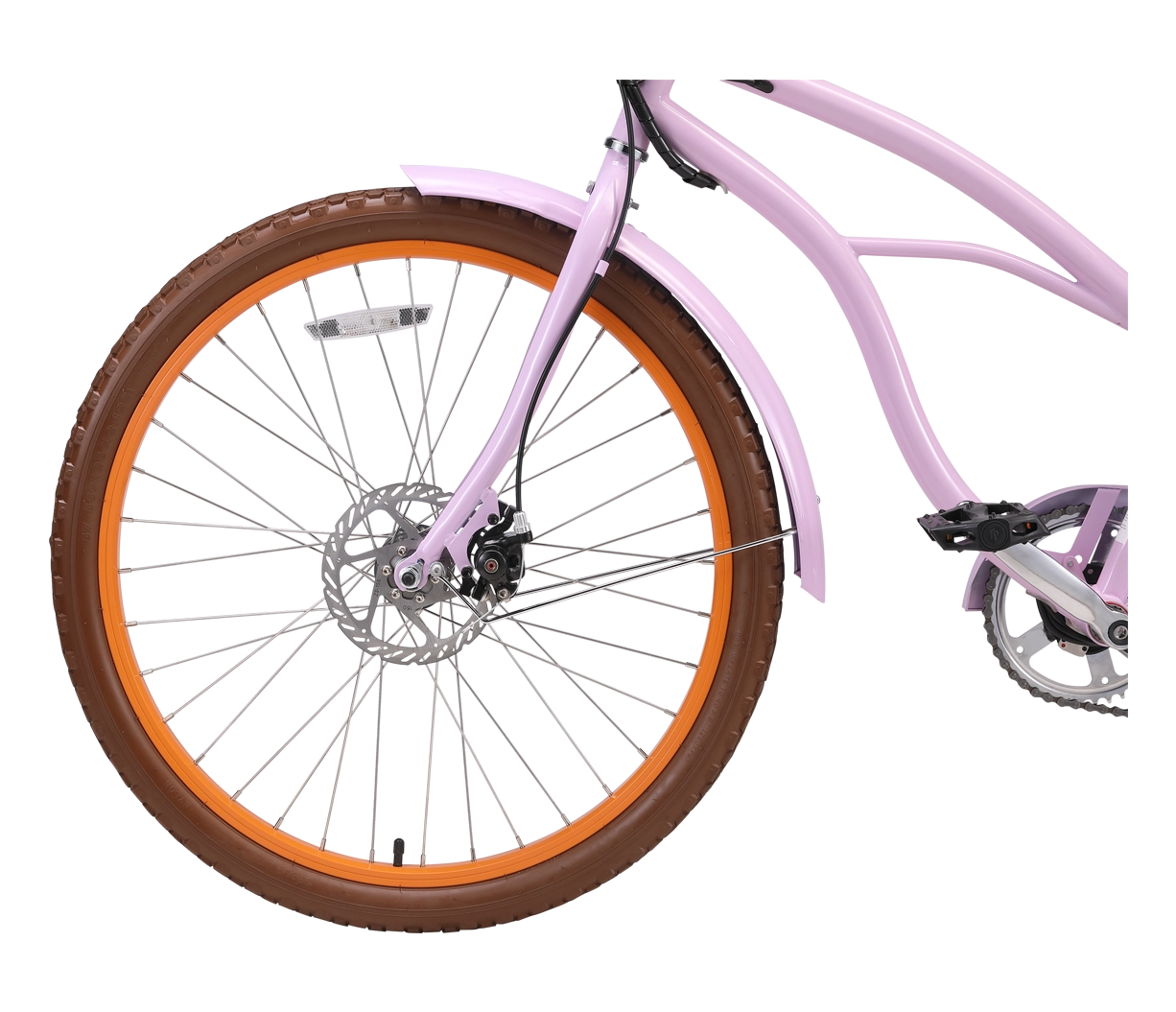 sixthreezero Around the Block Women's NEW 26" 500W 7-Speed Beach Cruiser Bicycle with Rear Rack