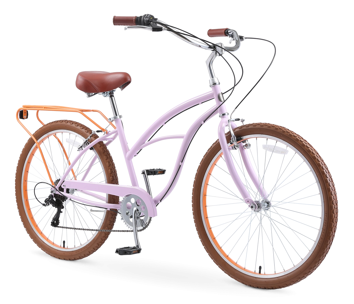 sixthreezero NEW Around the Block Women's 26" 7-Speed Beach Cruiser Bicycle