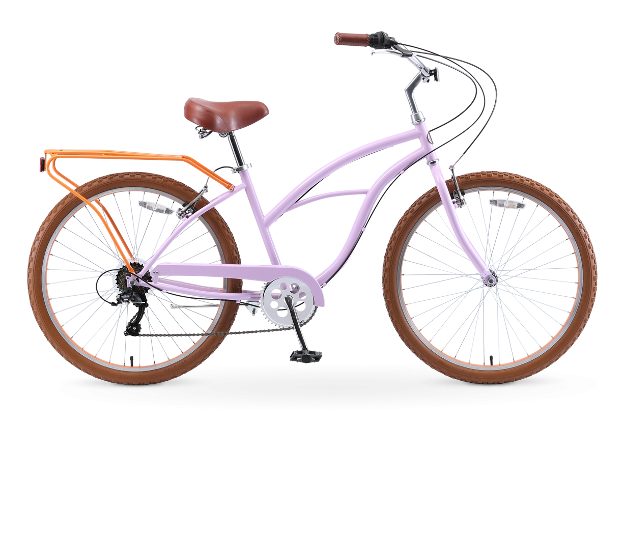 sixthreezero NEW Around the Block Women's 26" 7-Speed Beach Cruiser Bicycle