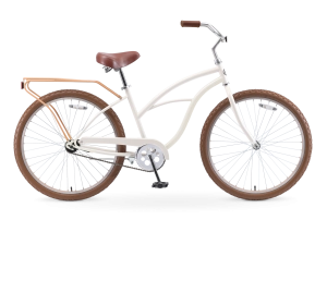 sixthreezero NEW Around the Block Women's 26" Single Speed Beach Cruiser Bicycle with Rear Rack