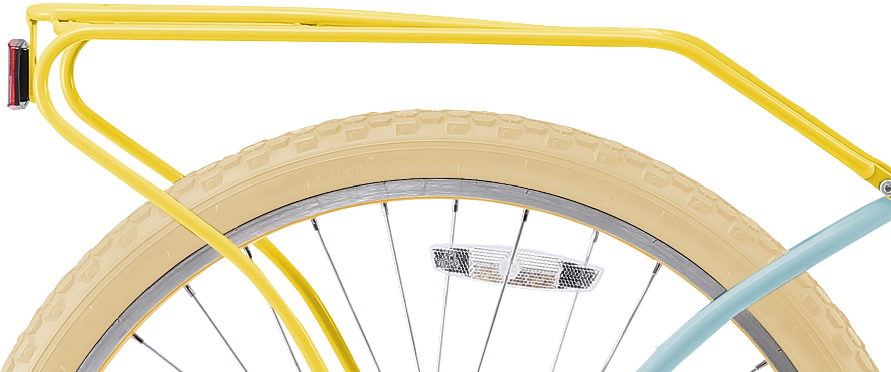 sixthreezero NEW Around the Block Women's 26" Single Speed Beach Cruiser Bicycle with Rear Rack