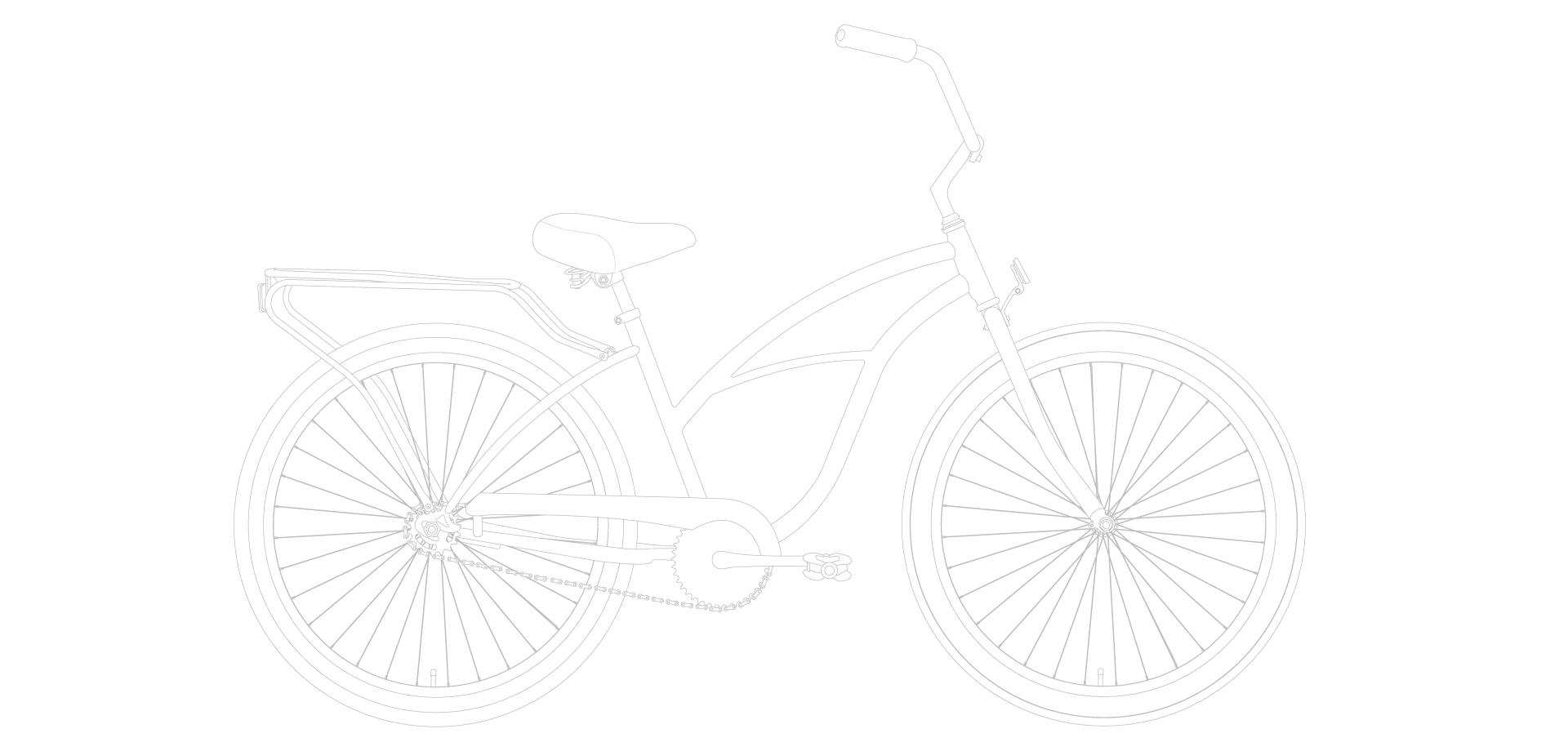 sixthreezero NEW Around the Block Women's 26" Single Speed Beach Cruiser Bicycle with Rear Rack