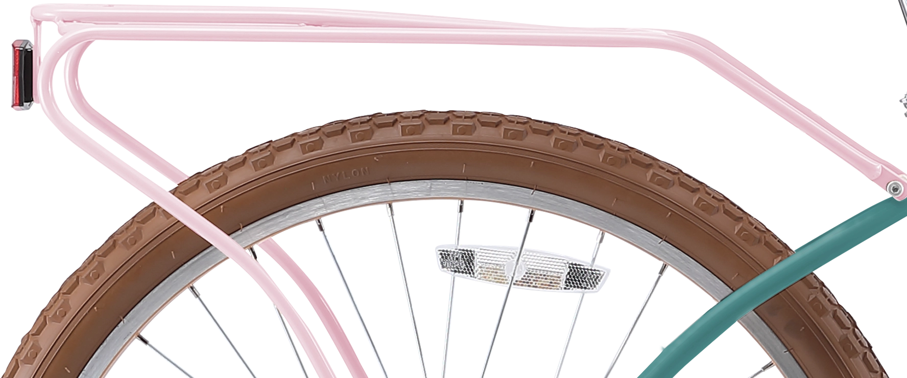 sixthreezero NEW Around the Block Women's 26" Single Speed Beach Cruiser Bicycle with Rear Rack