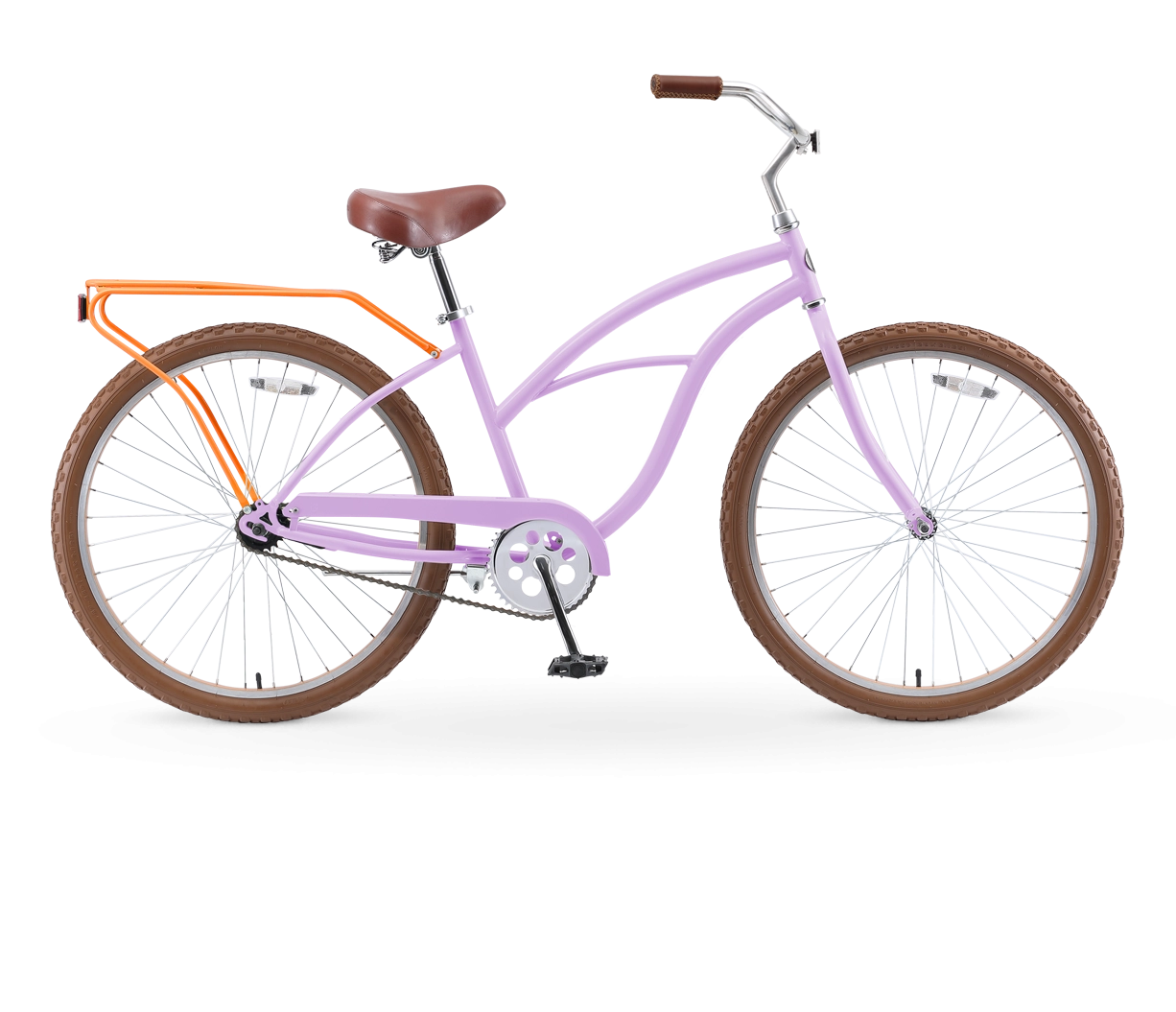 sixthreezero NEW Around the Block Women's 26" Single Speed Beach Cruiser Bicycle with Rear Rack