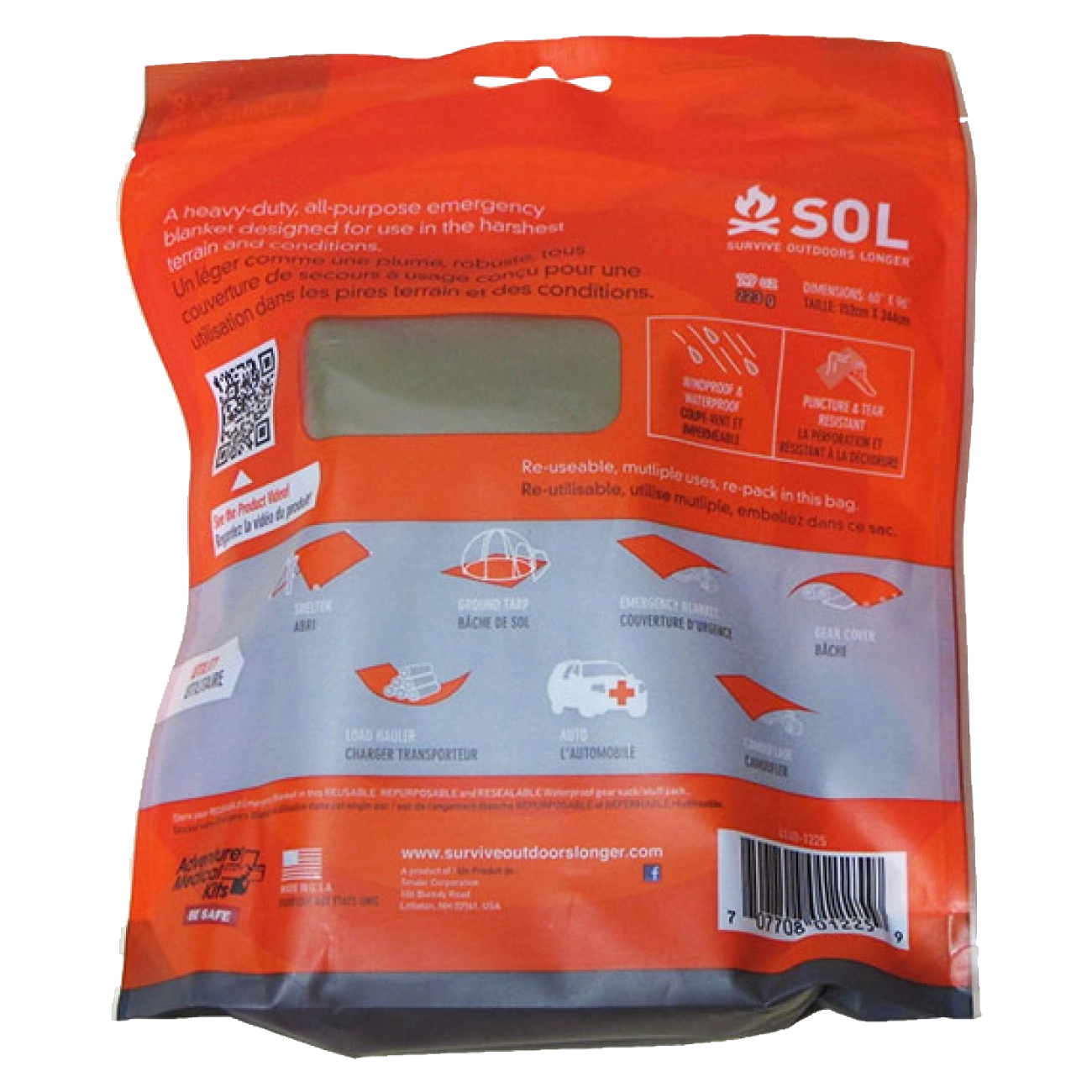 SOL Heavy Duty Emergency Blanket