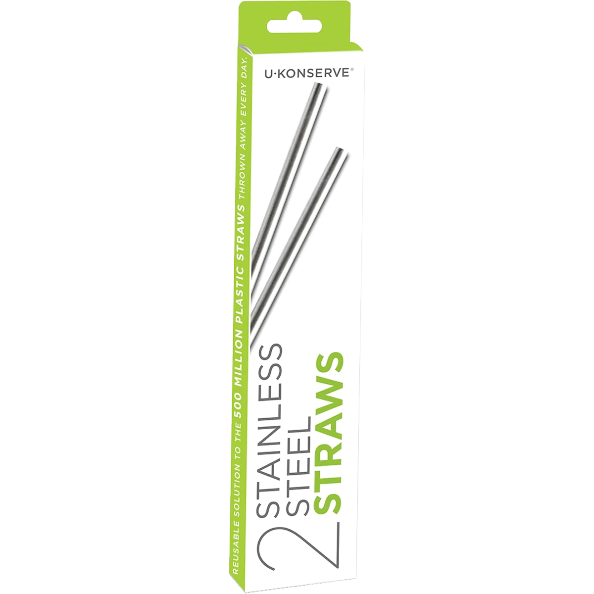 Stainless Steel Straws 2-Pack