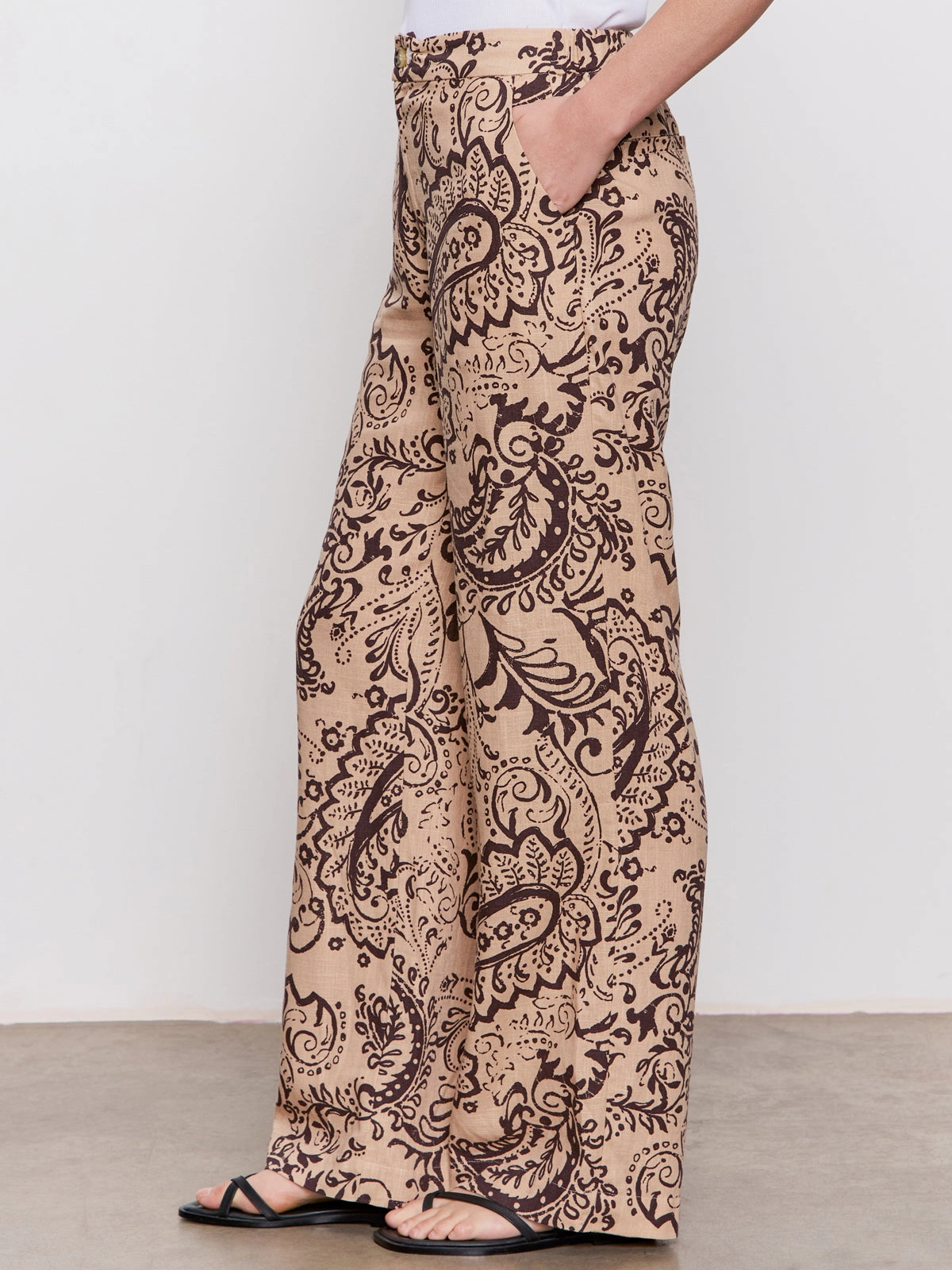 The Soft Semi-High Rise Trouser Desert Bandana