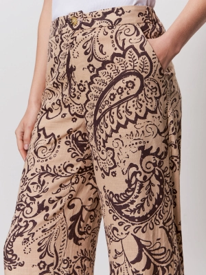 The Soft Semi-High Rise Trouser Desert Bandana