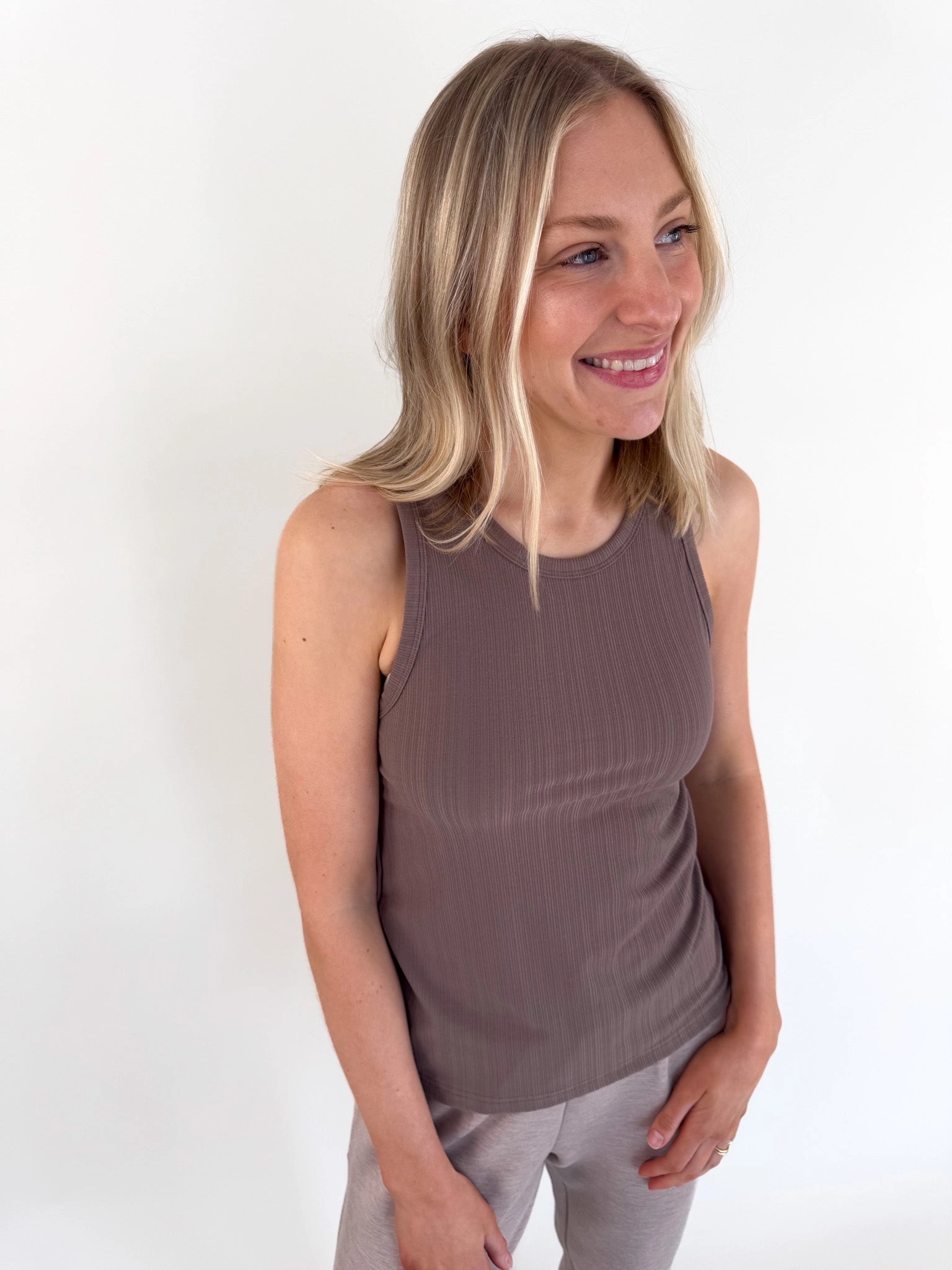 Thurman Taupe Tank