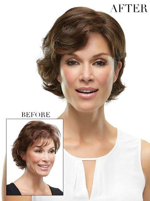 Top Crown | Synthetic Hair Topper (Full Mono)