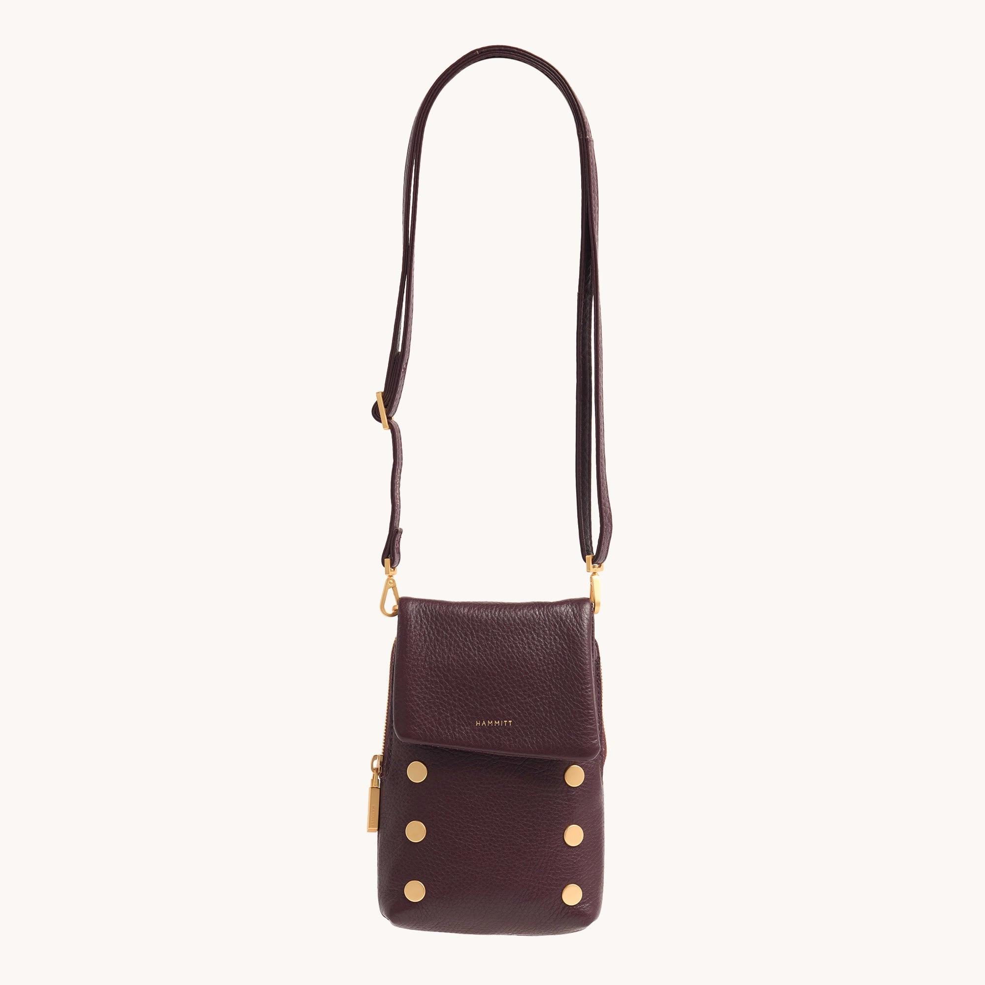 VIP Mobile | Cabernet Pebble/Brushed Gold