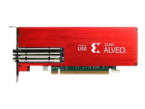 Xilinx Alveo U50 Data Center Accelerator Card - GPU computing processor - Alveo U50 - 8 GB HBM2 - PCIe 3.0 x16 / PCIe 4.0 x8 4XC7A76757